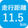 走行距離11.5㎞